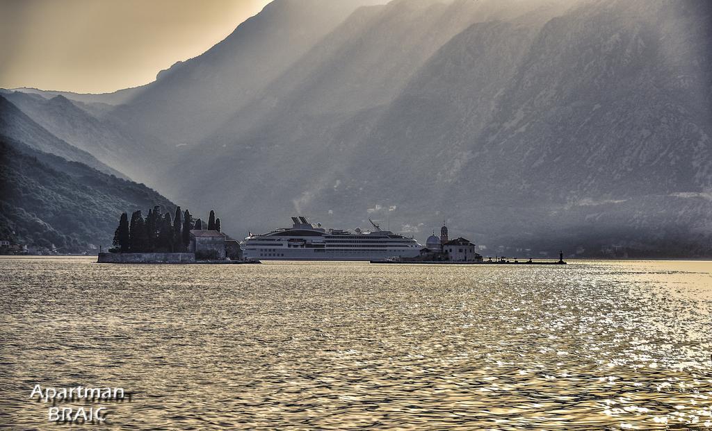 Apartment Waterline Perast Eksteriør billede